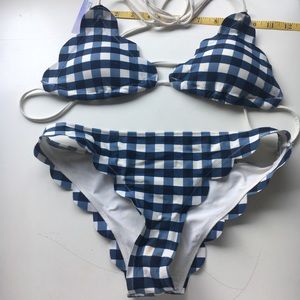 A&F checker bikini